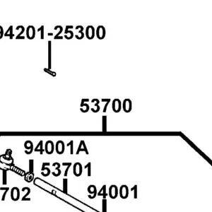 53700-PRB3-900 ROD ASSY STEERING — diagram cutout