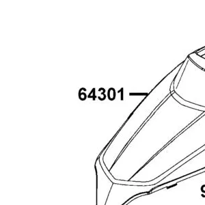 64301-LCA5-E00-E4R COVER FRONT — diagram cutout