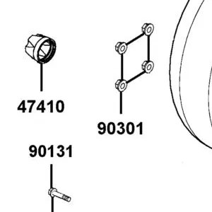 47410-PRB3-900 CAP WHEEL — diagram cutout