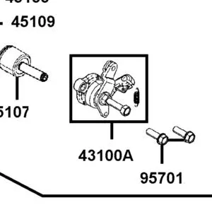 43100-PRB3-305 LEVER ASSY ADJUSTABLE — diagram cutout