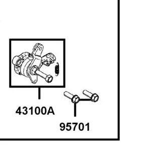 95701-LBA2-E00 BOLT FLANGE — diagram cutout