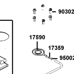 17590-ACB3-M40 TRAY ASSY FUEL CAP — diagram cutout