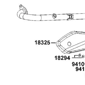 18325-AGA1-M00 PROTECTOR EXH PIPE — diagram cutout