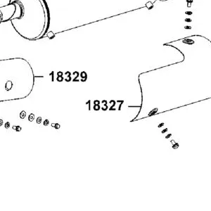 18327-AGA1-M00 PROTECTOR B COMP MUFFLER — diagram cutout