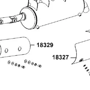18329-AGA1-M00 PROTECTOR D COMP MUFFLER — diagram cutout