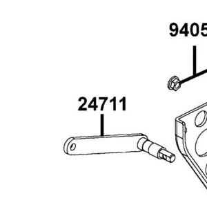 24711-ZXA3-M00 SHAFT COMP CHANGE HANDLE — diagram cutout