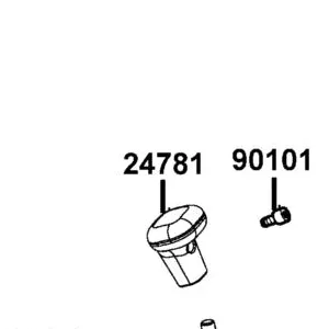 24781-AGA1-M00 COVER CHANGE HANDLE — diagram cutout