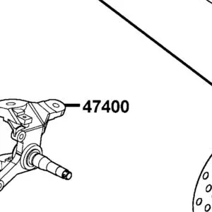 47400-PRB3-800 KNUCKLE ASSY R STRG — diagram cutout