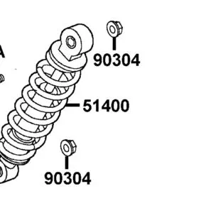 51400-AHH8-M00-HUS CUSHION ASSY FR — diagram cutout