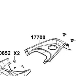 17700-AGA1-M00-U2R COVER TANK — diagram cutout