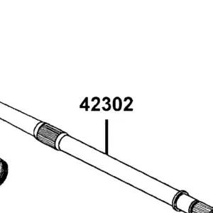 42302-PRB3-900 AXLE RR WHEEL — diagram cutout