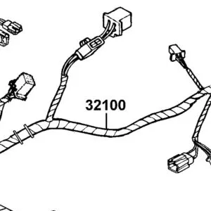32100-AGA1-M00 HARNESS WIRE — diagram cutout