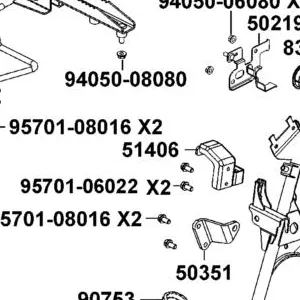 51406-AHH8-M00 RH STAY FR CARRIER — diagram cutout