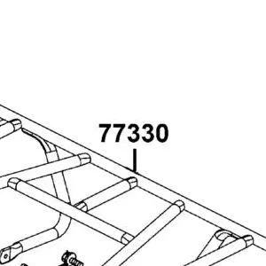77330-LCA5-MG0-MAS REAR CARRIER LUGGAGE — diagram cutout