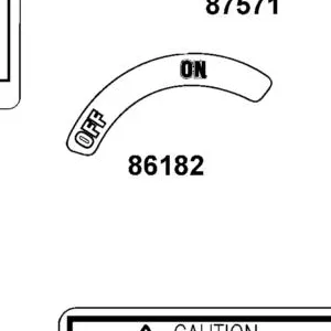 86182-LCA5-EVV-T01 SW LABEL — diagram cutout