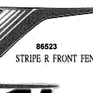 86523-AHH8-M30-T02 STRIPE R FRONT FENDER — diagram cutout