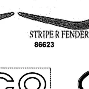86623-AHH8-M30-T01 STRIPE R FENDER RR — diagram cutout