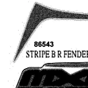 86543-AHH8-M31-T02 STRIPE B R FENDER FR — diagram cutout