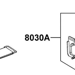 8030A-LDE9-M00-YNR COVER ASSY BATTERY — diagram cutout