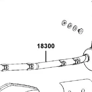 18300-AHH8-M01 MUFFLER COMP EXH — diagram cutout