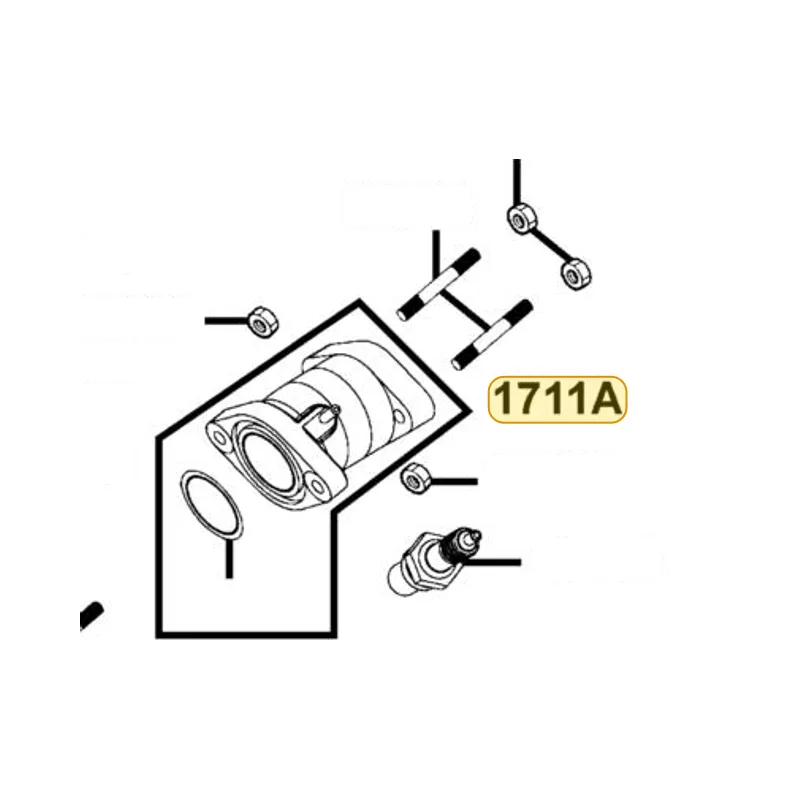 1711A-LDE9-E00 PIPE ASSY INLET — diagram cutout