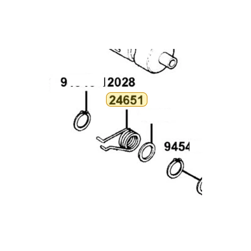 24651-LCD9-E00 SPRING GEAR SHIFT RETURN — diagram cutout