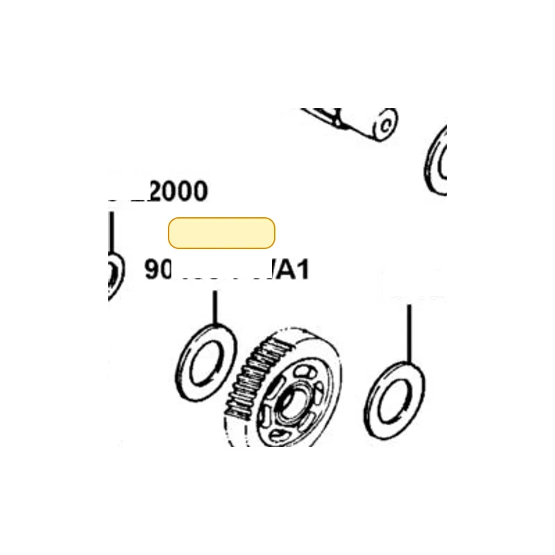 90455-LDE9-E00 WASHER SPLINE 20MM — diagram cutout