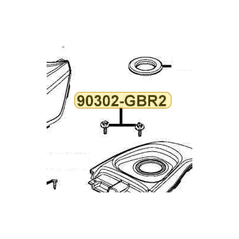 90302-GBR2-000-06 BOLT WASH 5*16 — diagram cutout
