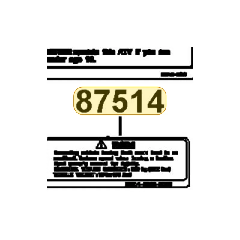 87514-LDE9-E00-T01 CAUTION MAXIMUM CAPACITY — diagram cutout