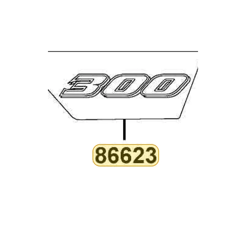 86623-LDE9-E61-T04 STRIPE R RR FENDER — diagram cutout
