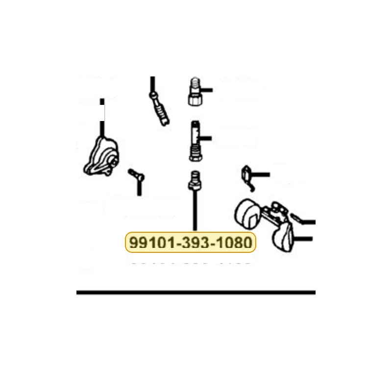 99101-393-1080 MAIN JET (Rr) — diagram cutout