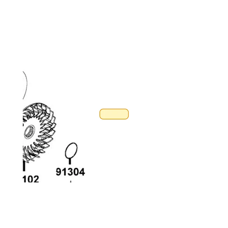 91304-PWB1-900 O-RING STARTER CUP — diagram cutout