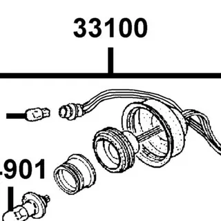 33100-LFA5-E00 LIGHT ASS'Y R HEAD — diagram cutout