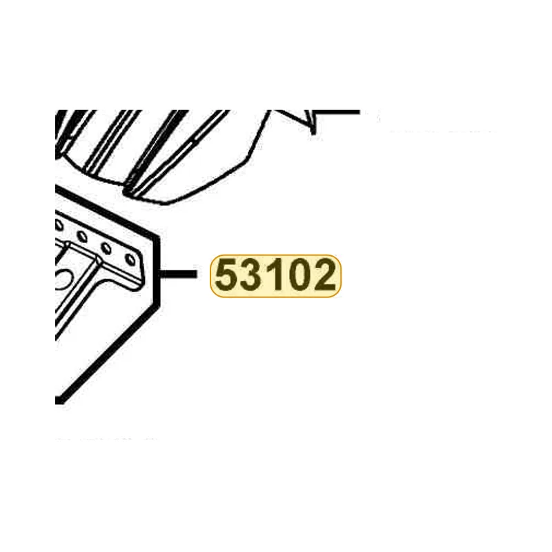53102-LFA5-E00 STAY HANDLE COVER — diagram cutout