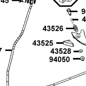 43525-PWA1-900 LEVER PARKING — diagram cutout