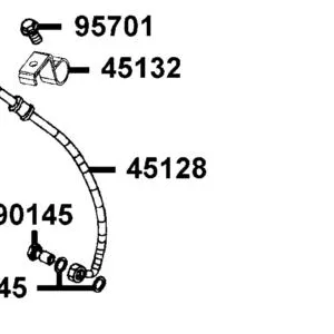 45128-LFA5-E01 HOSE FR BRK — diagram cutout