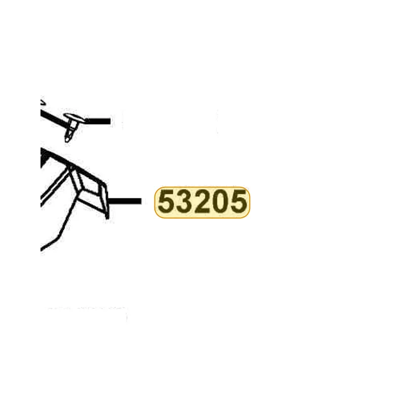 53205-LFA5-E00-N1R COVER HANDLE (Black) — diagram cutout