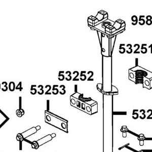53252-PWB1-900 HOUSING UPPER — diagram cutout