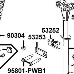 53253-PWB1-900 CAP HOUSING — diagram cutout
