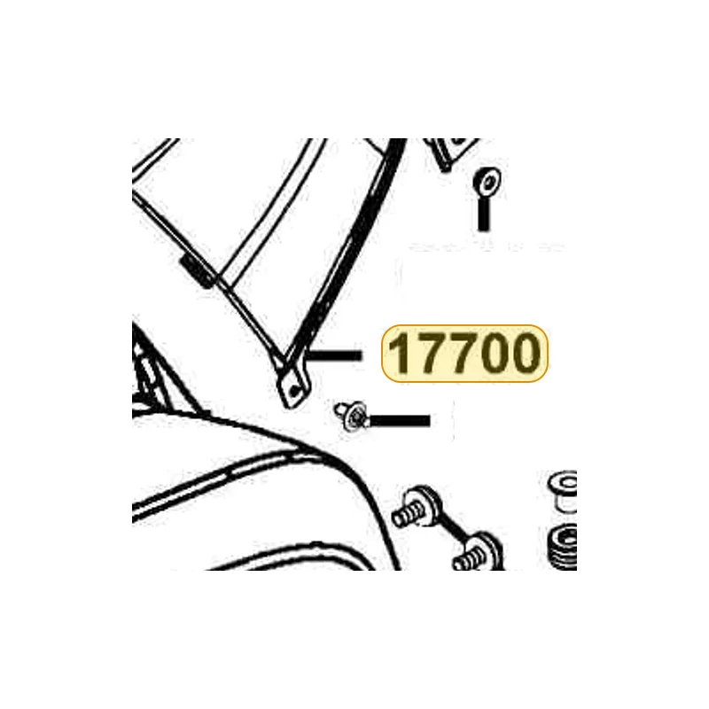 17700-LFA5-E00-N1R COVER TANK (Black) — diagram cutout