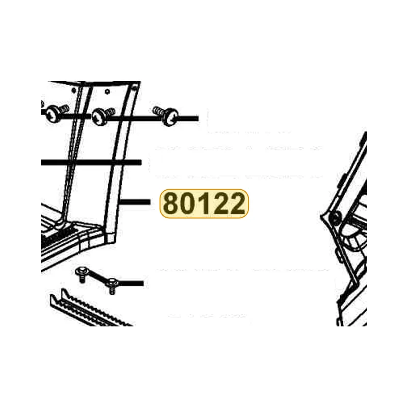 80122-LFA5-E01-N1R MUDGUARD L FLOOR (Black) — diagram cutout
