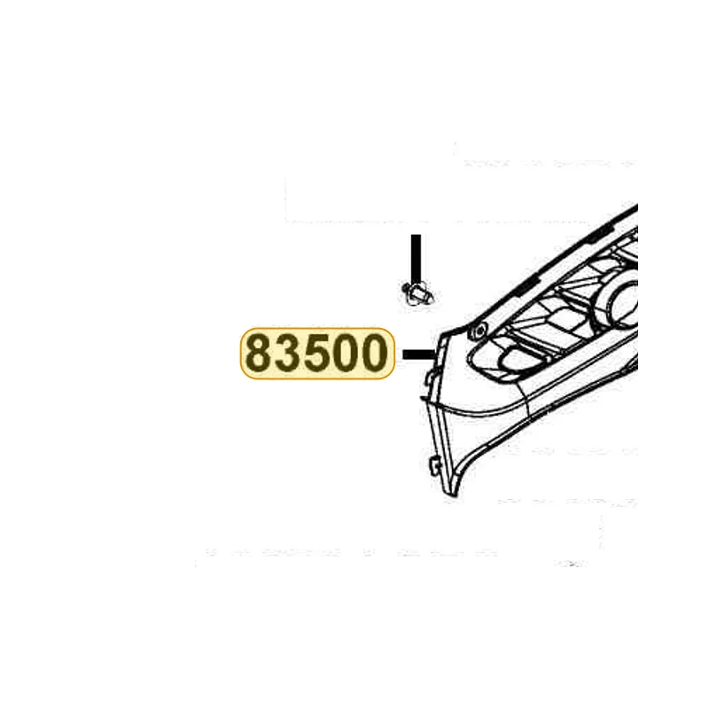 83500-LFA5-E01-N1R COVER R SIDE (Black) — diagram cutout