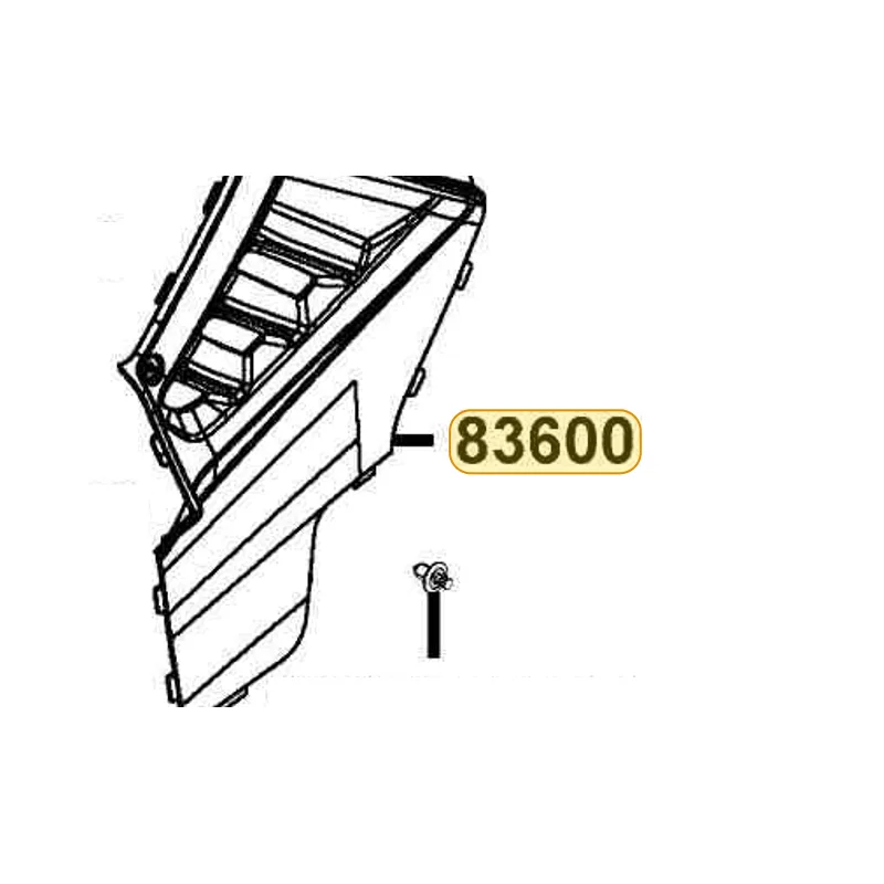83600-LFA5-E01-N1R COVER L SIDE (Black) — diagram cutout