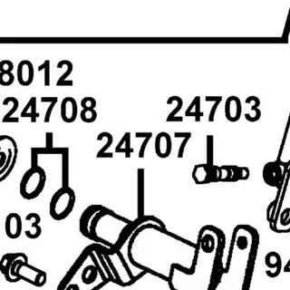 24707-LFA5-E00 AXLE WELDMENT — diagram cutout