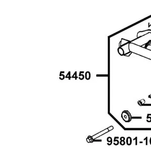 54450-LFA5-E00-MAS A-ARM RH LOWER ASSEM — diagram cutout