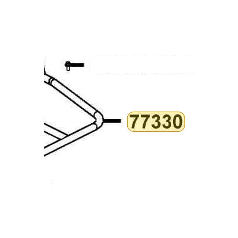 77330-LFA5-900-MAS RACK REAR — diagram cutout
