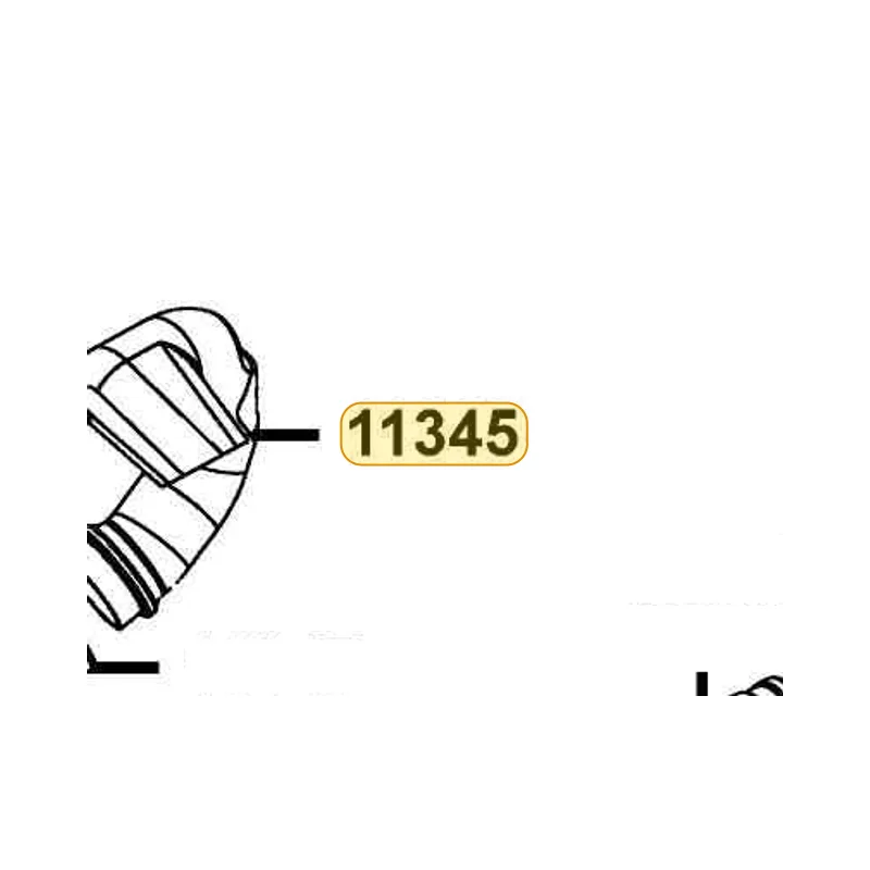11345-PWB1-900 DUCT BELT-AIR OUT — diagram cutout