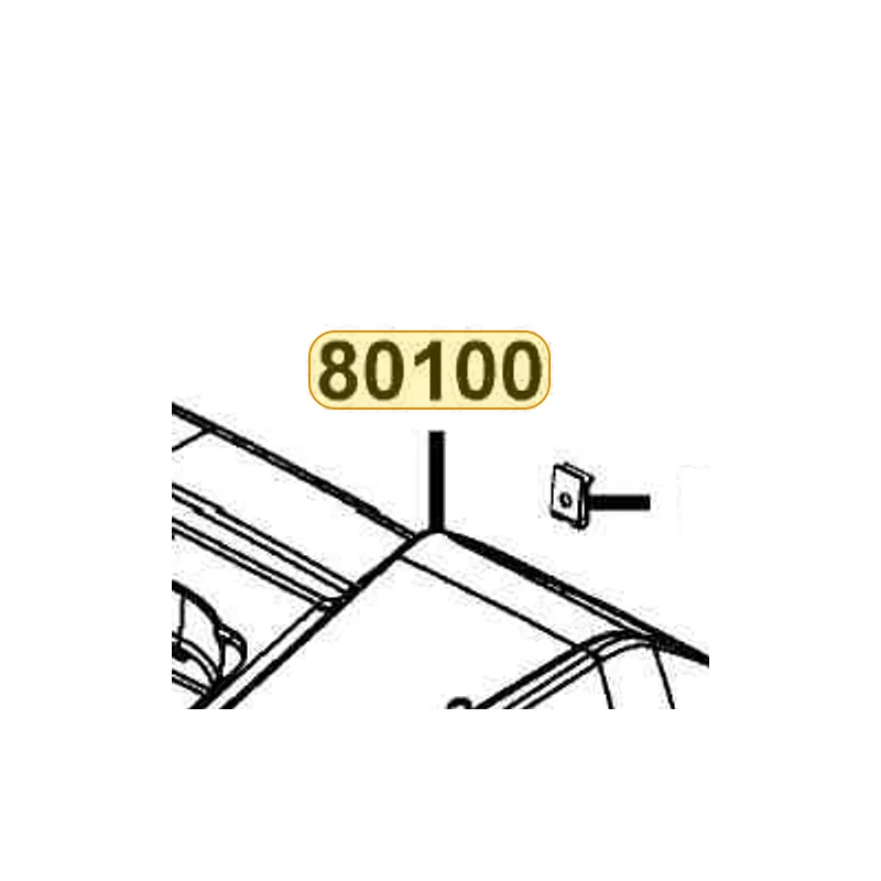 80100-LKK7-E00-E4R FENDER REAR — diagram cutout