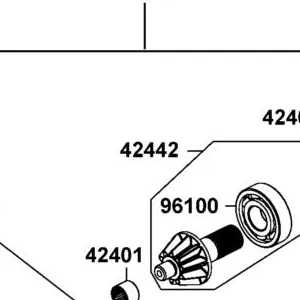 42442-LKC3-600 PINION ( 11 TOOTH)-ASSEMBLY — diagram cutout