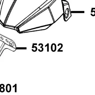53102-LGC3-E00 STAY HANDLE COVER — diagram cutout